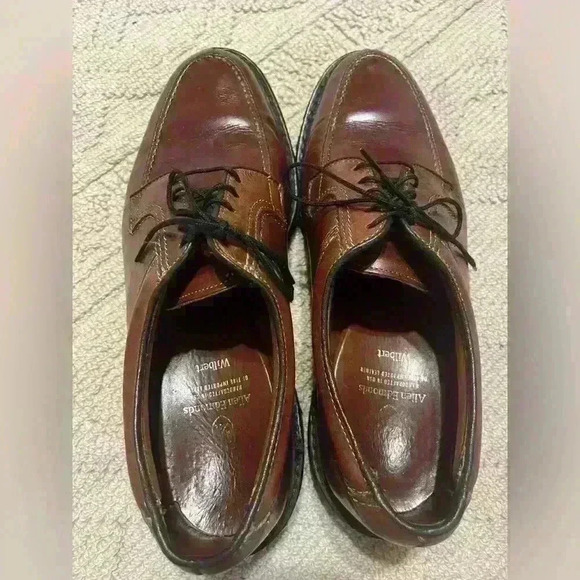 Allen Edmonds Leather Wilbert Moc Toe Oxford Classic Professional size 10 Prep - Picture 11 of 16